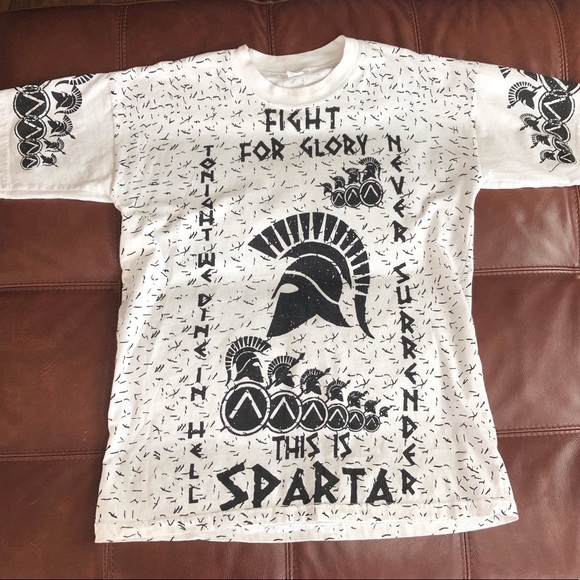 90’s Sparta Museum All Over Print Rare - Picture 1 of 3